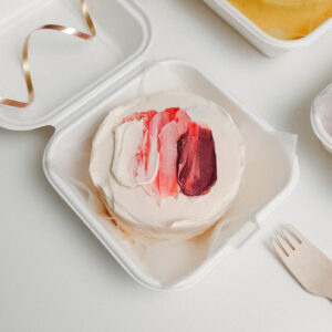 abstract bento cake mini celebration cake