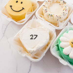 heart bento cake romantic mini cake