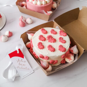 mini heart bento cake small romantic cake