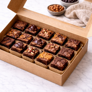 mini brownie bites chocolate assortment